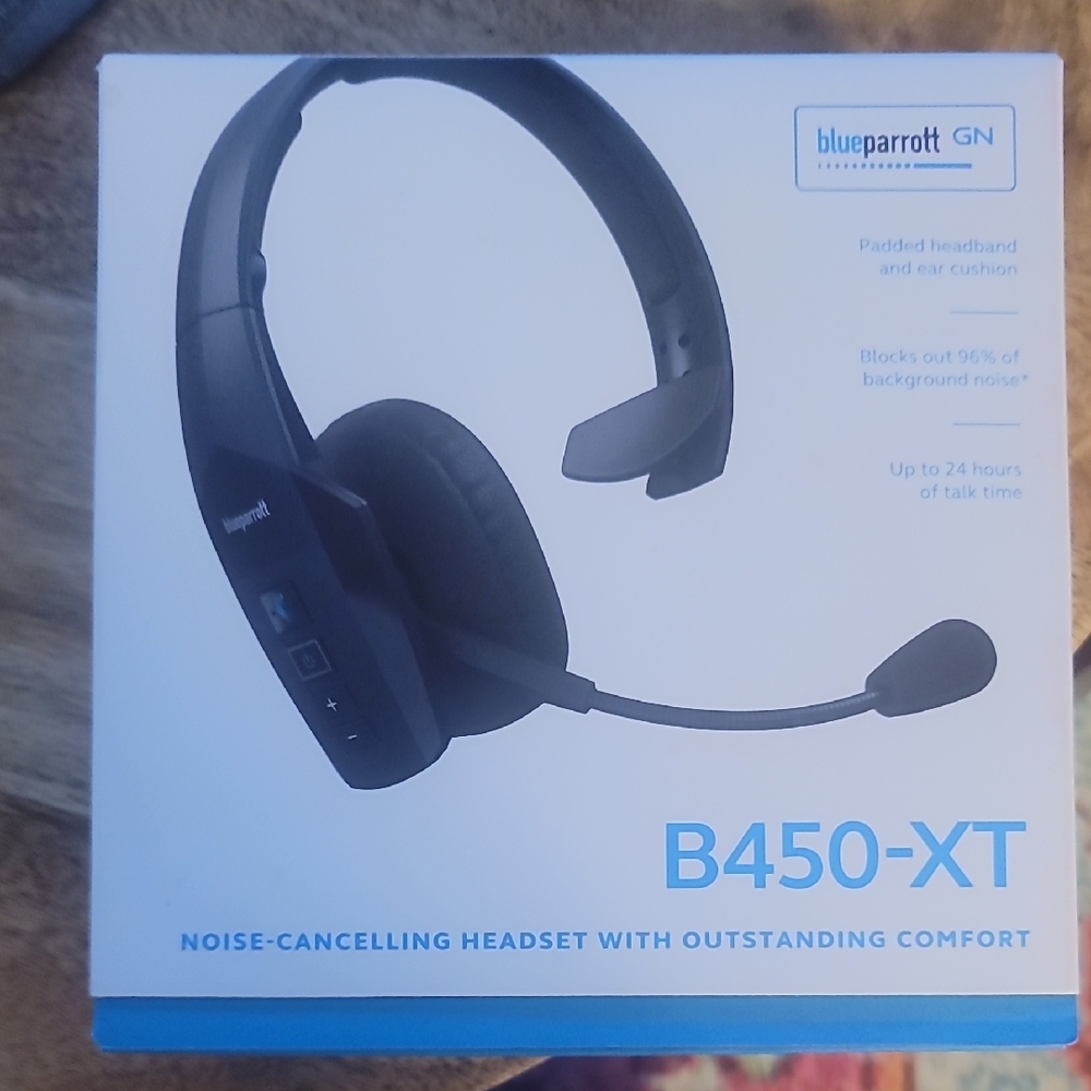 BlueParrott B450-XT.  Brand New,  Never Used, Paid $200